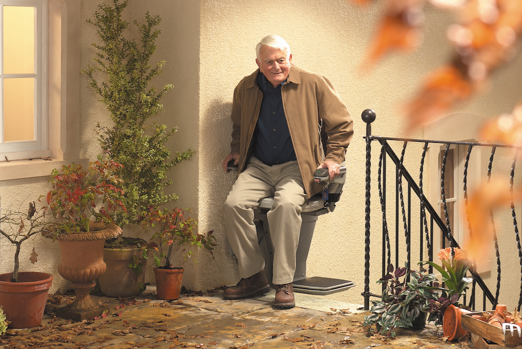 Stannah Outside Stairlift